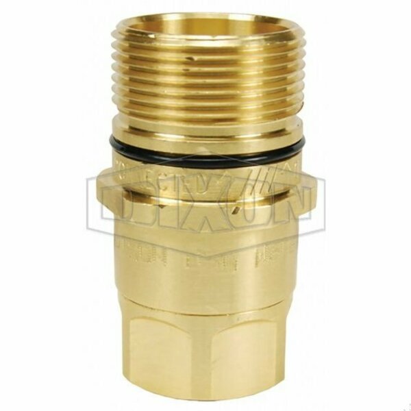 Dixon W Series Wing Style Hydraulic Interchange Coupler, 1-1/4 in x 1-1/4-11-1/2 Nominal, Quick-Connect x W10F10-B